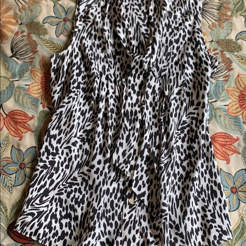 Anne Klein blouse lg EUC